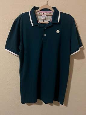 Puma x Arnold Palmer Men's Signature Tipped Golf Polo - Legion Blue - Size L